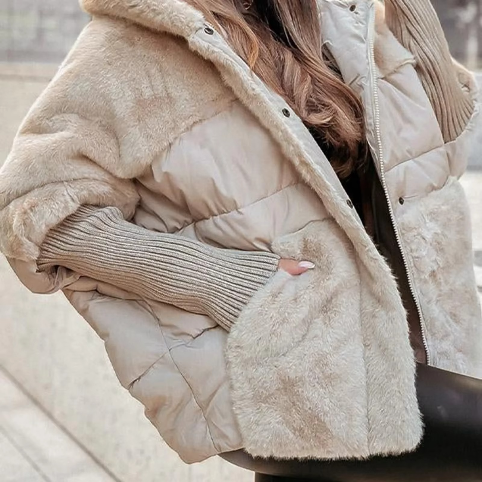 Averlia – Abrigo de invierno para mujer cálido y elegante para otoño e invierno