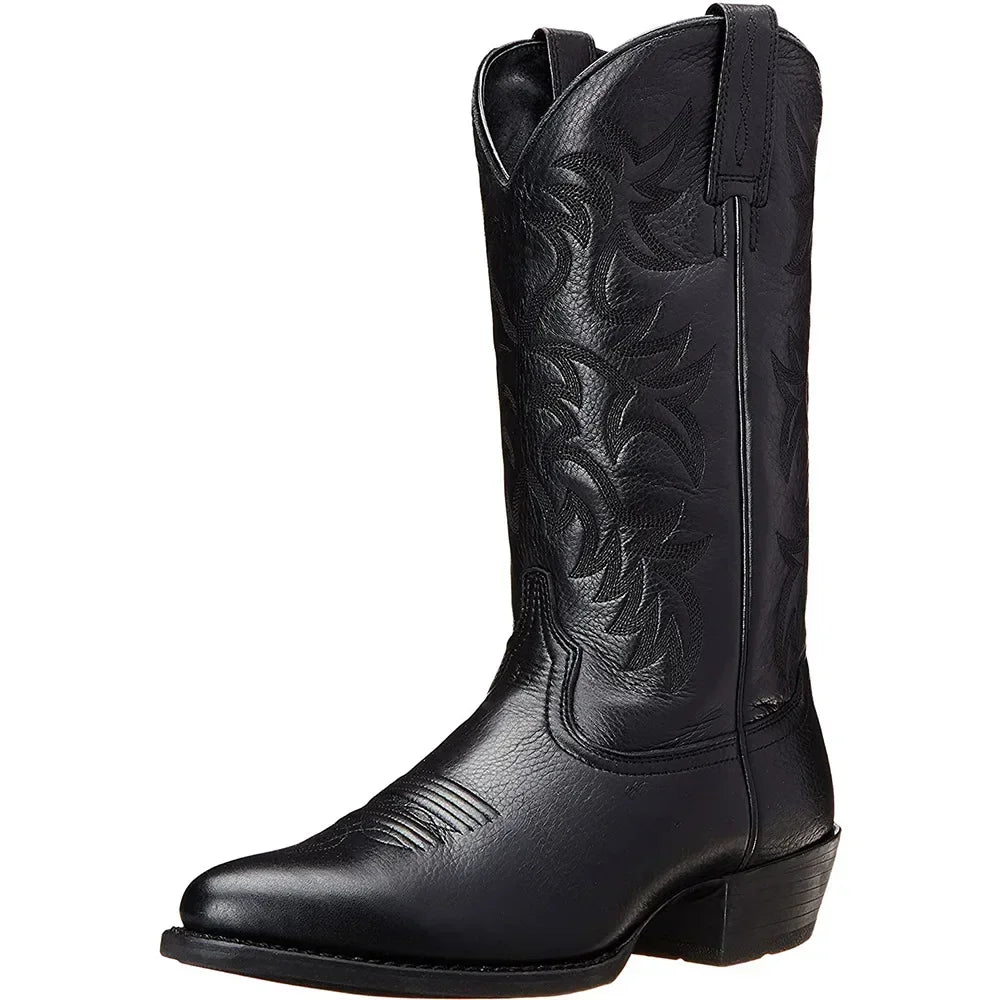 Geborduurde Leren Cowboylaarzen - Macho | Stijl en Luxe