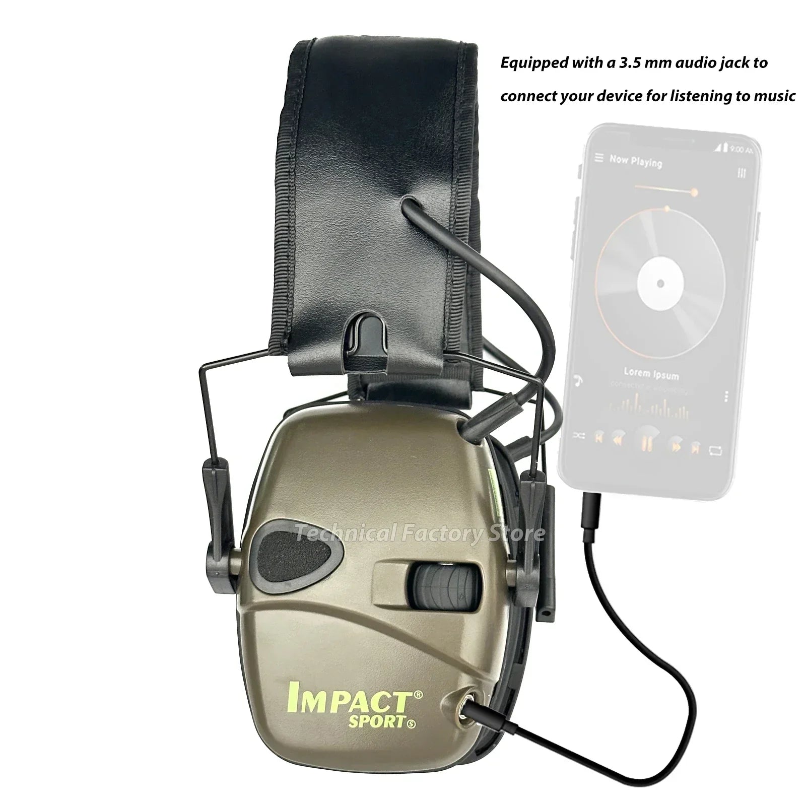 SafeTone – Protección auditiva táctica con micrófonos – atenuación de 23 dB