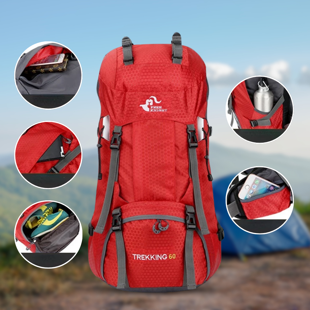 60L Outdoor Rugzak – Waterdicht, Lichtgewicht en Comfortabel