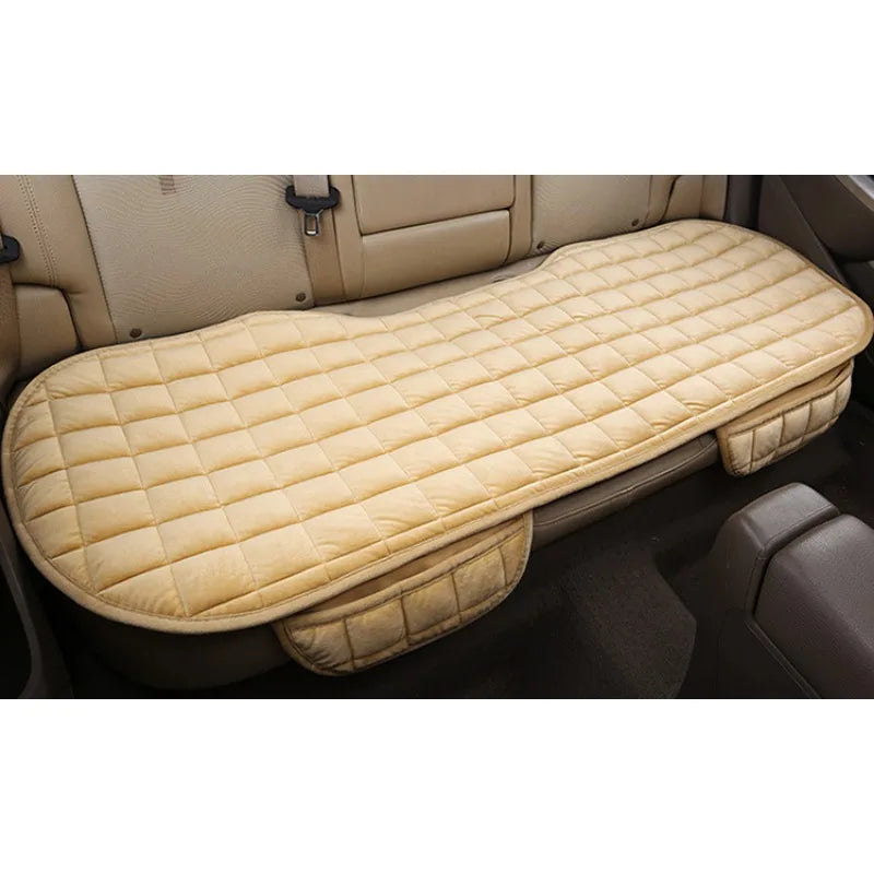 Schwarzes Autositzkissen mit rutschfester Unterseite und Stauraum für Autos und Bürostühle 8