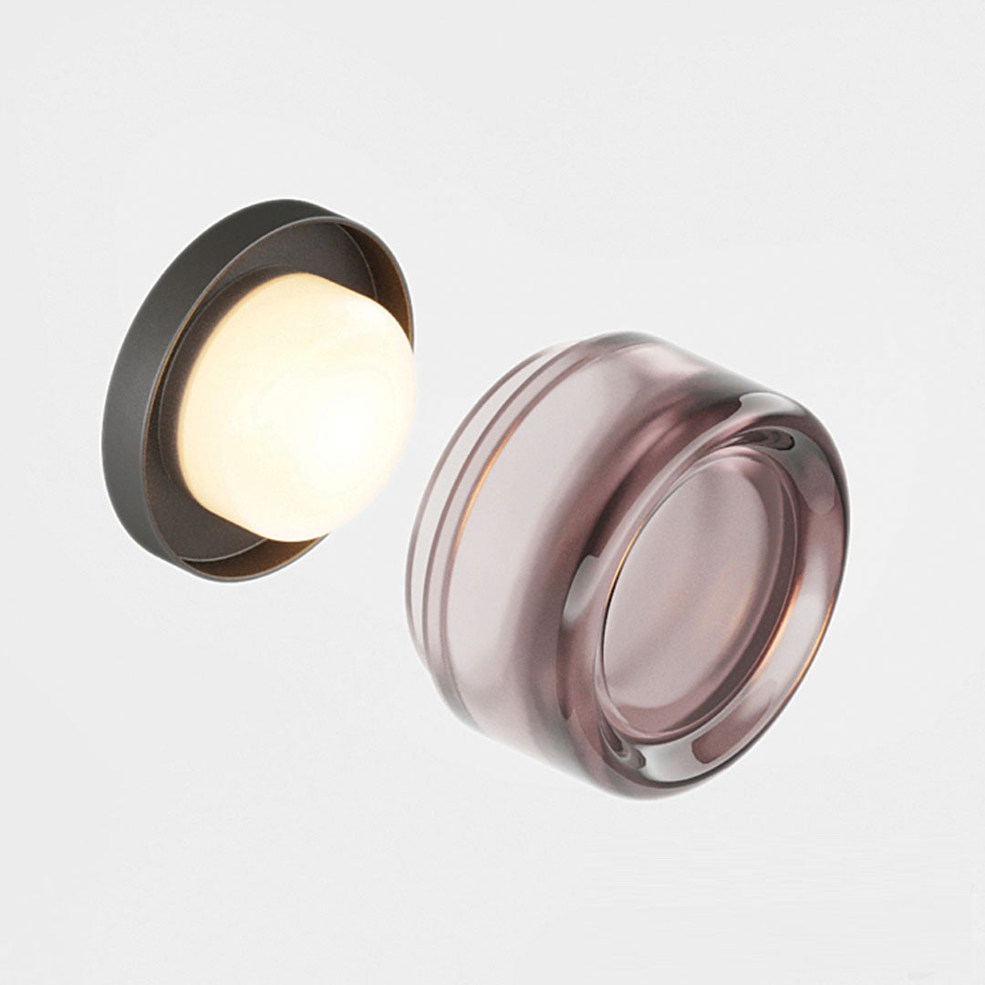 DimpleGlow – Compact LED Wall Lamp – Modern Acrylic & Aluminum Design