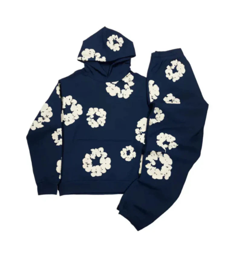 Danny Heren Trainingspak met Bloemen – Trendy & Comfortabel Design