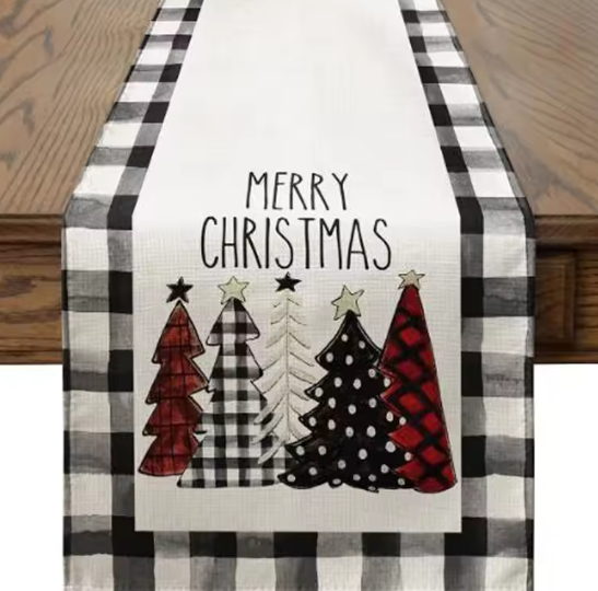 Alfombra de chan Nordivine para árbore de Nadal con deseño de manta – absorbente e antideslizante