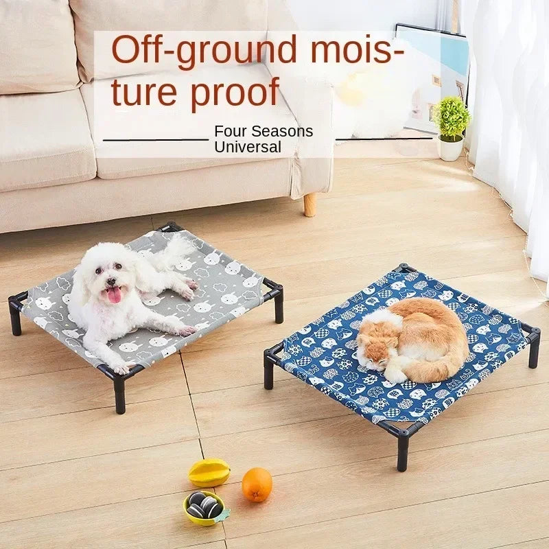 Elevated Foldable Pet Bed – Portable Bed for Cats & Dogs