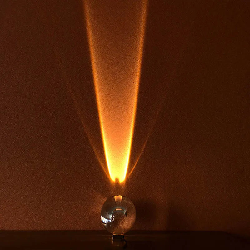 StarGlow Crystal Eye Night Light - Magical Star Projection for Relaxation