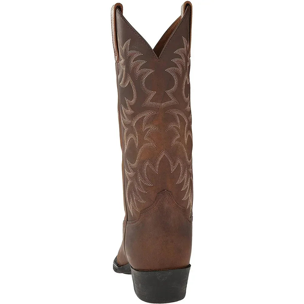 Geborduurde Leren Cowboylaarzen - Macho | Stijl en Luxe