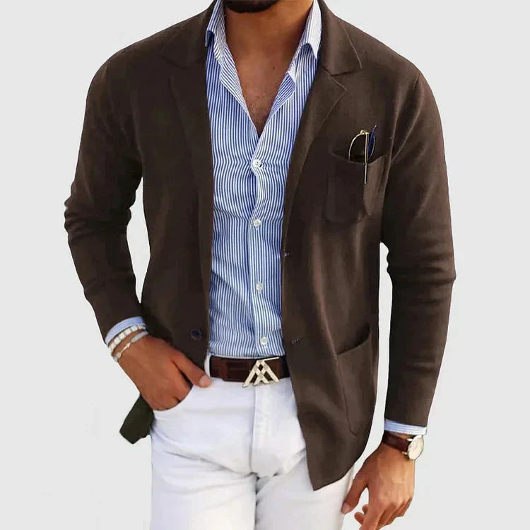 Lorenzo men's blazer – elegant and casual with notch lapel and buttons