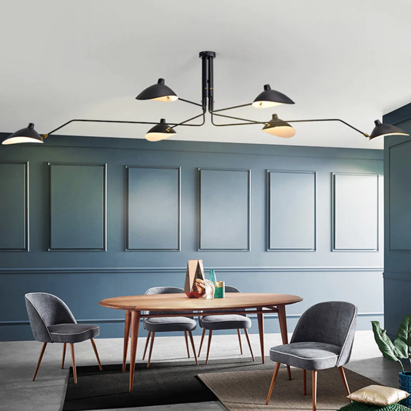 Industriva – Serge ceiling lamp with adjustable swivel arms