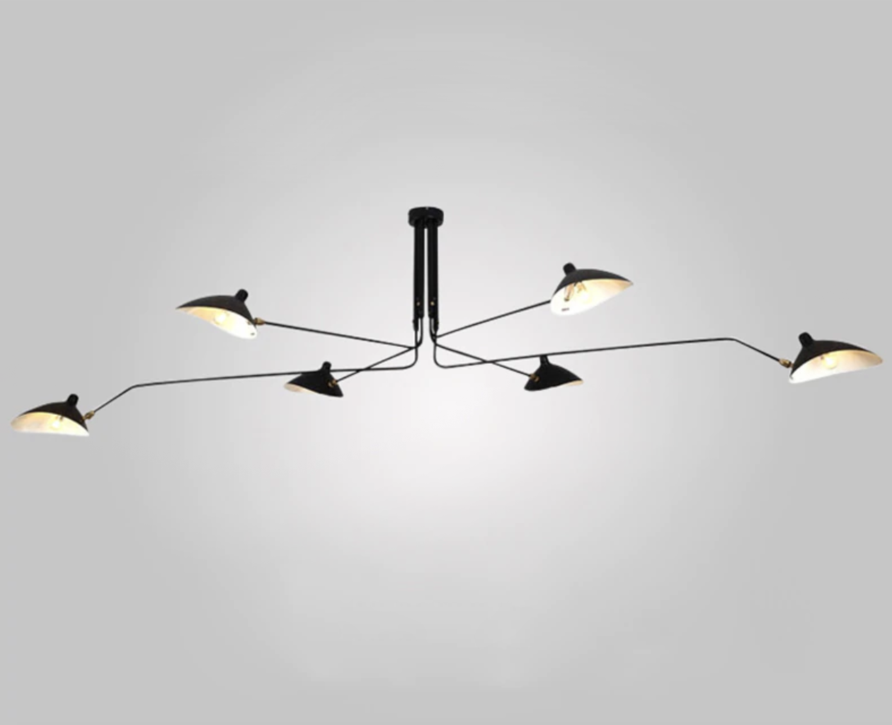 Industriva – Serge ceiling lamp with adjustable swivel arms
