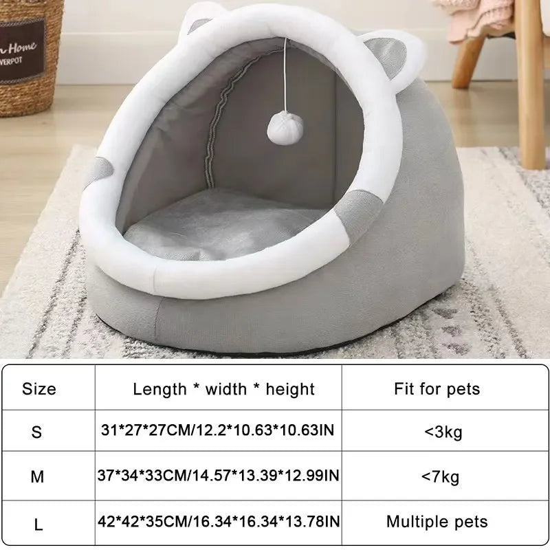 Opvouwbare Kattenhut – Comfortabel Tentbed voor Kat of Kleine Hond