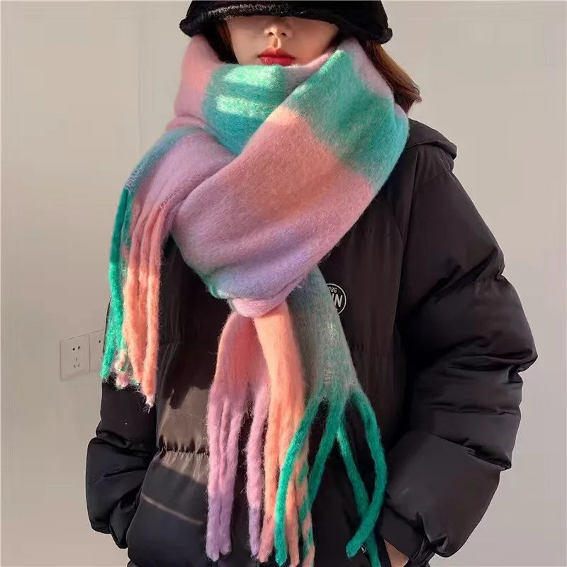 Scarvello – Kasjmier sjaal 100% zacht & kleurrijk – voor winter & stijl