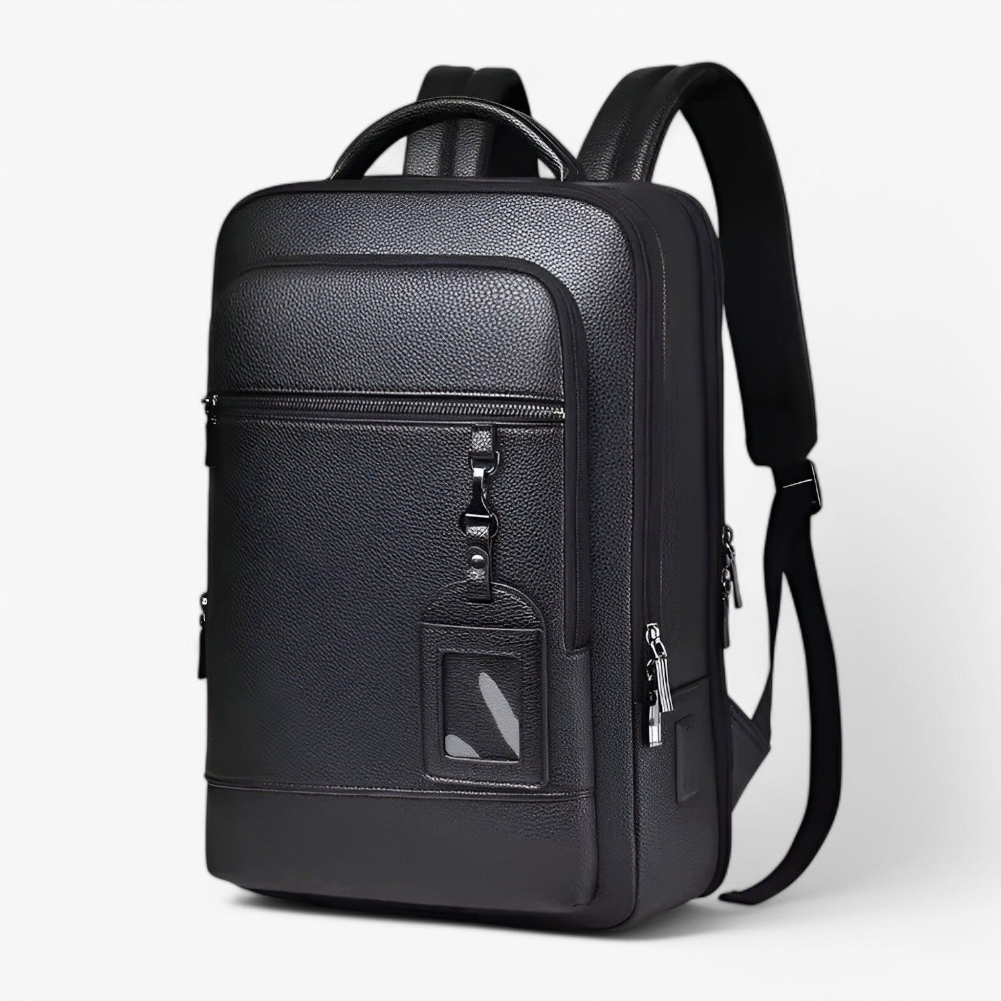 Velluto – Leren rugzak met USB & laptopvak – Zakelijk & dagelijks gebruik Heren