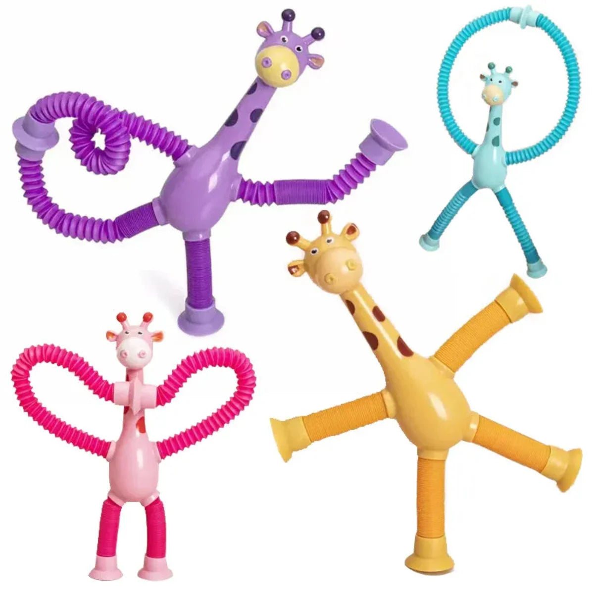PlayZoo – Jirafas Mágicas juguete – Estiramiento y educativo para niños