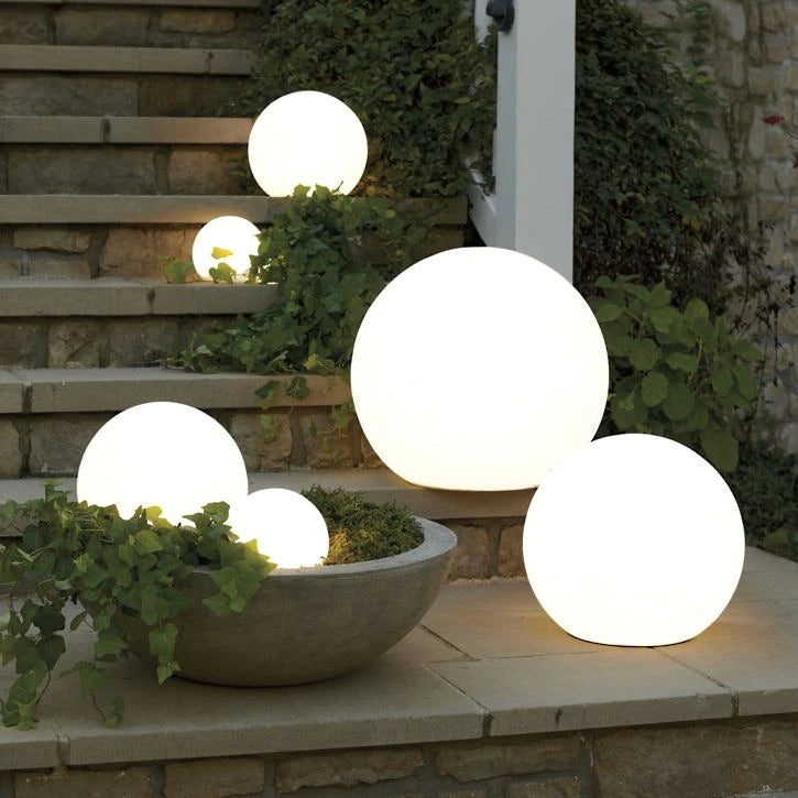 Sferische Tuinlamp met Afstandsbediening, 16 Kleuren en Zonne-energie Optie