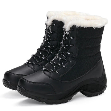 Sorelia – Botas de invierno para mujer impermeables con plataforma y forro de piel