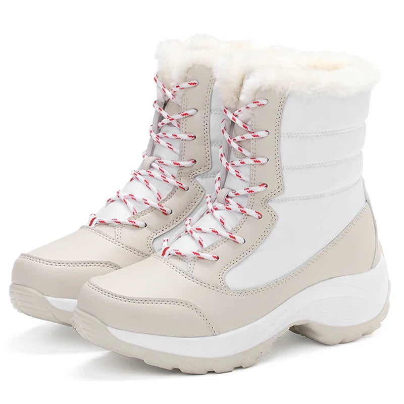 Sorelia – Botas de invierno para mujer impermeables con plataforma y forro de piel