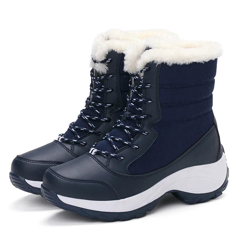 Sorelia – Botas de invierno para mujer impermeables con plataforma y forro de piel