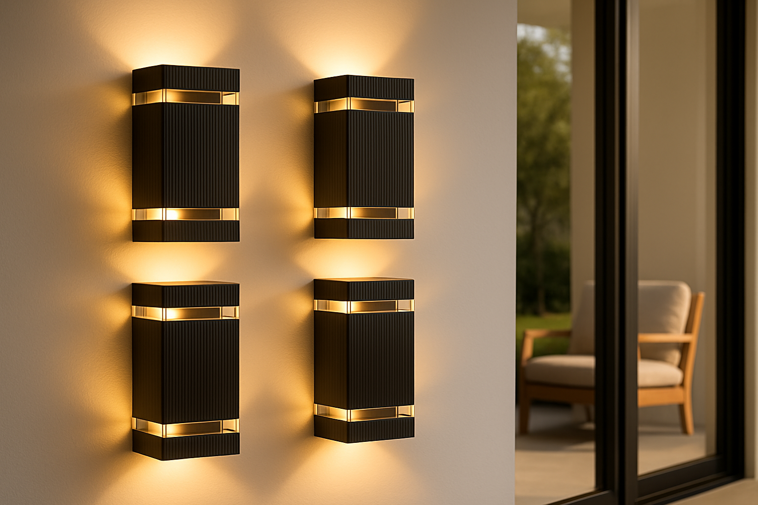 Lumora – Modern up & down outdoor lamp black – IP65 waterproof GU10
