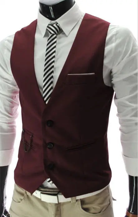 Slim Fit Herenvest – Stijlvol, Comfortabel en Geschikt voor Elke Gelegenheid
