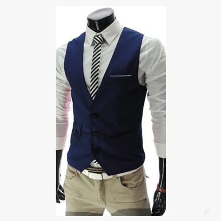 Slim Fit Herenvest – Stijlvol, Comfortabel en Geschikt voor Elke Gelegenheid