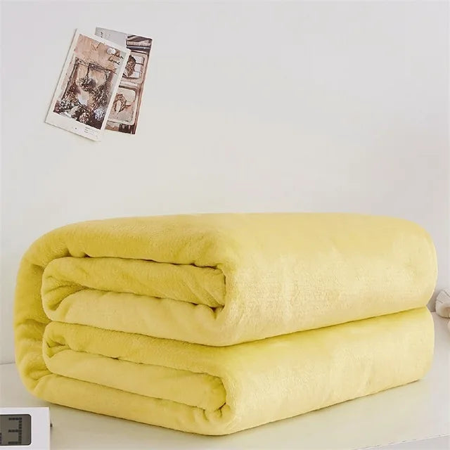 Fleura – Coral Fleece Deken Lichtgewicht – Baby, Bank & Bed