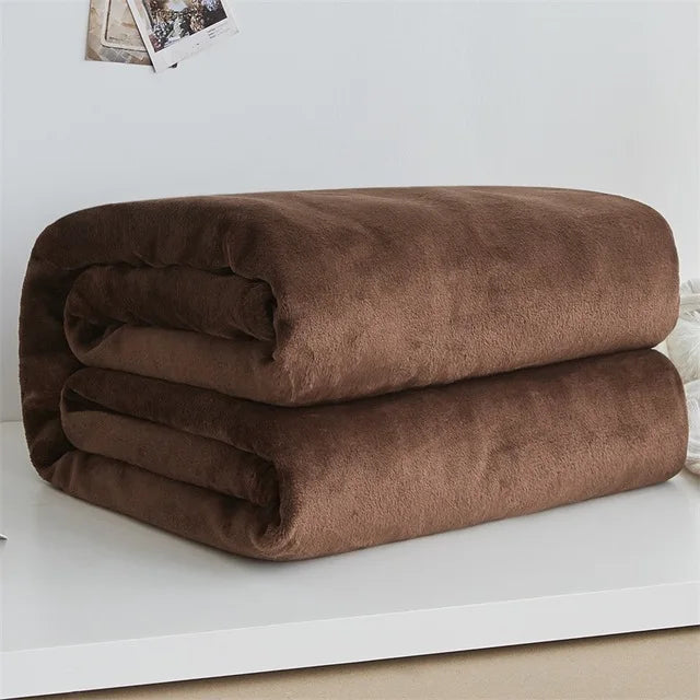 Fleura – Coral Fleece Deken Lichtgewicht – Baby, Bank & Bed