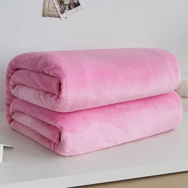Fleura – Coral Fleece Deken Lichtgewicht – Baby, Bank & Bed