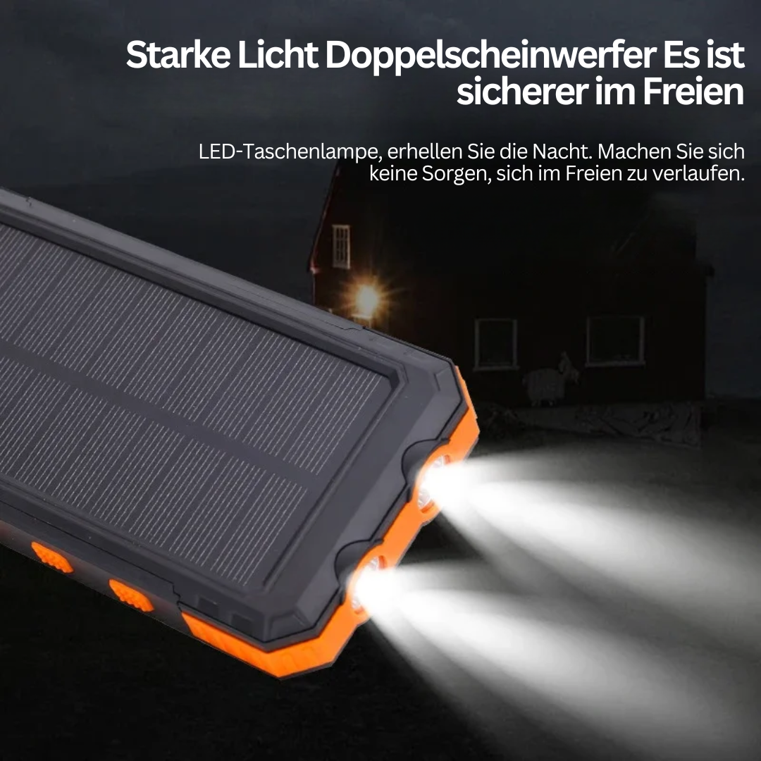 SolarCharge Pro – Zonne-energie powerbank met zaklamp