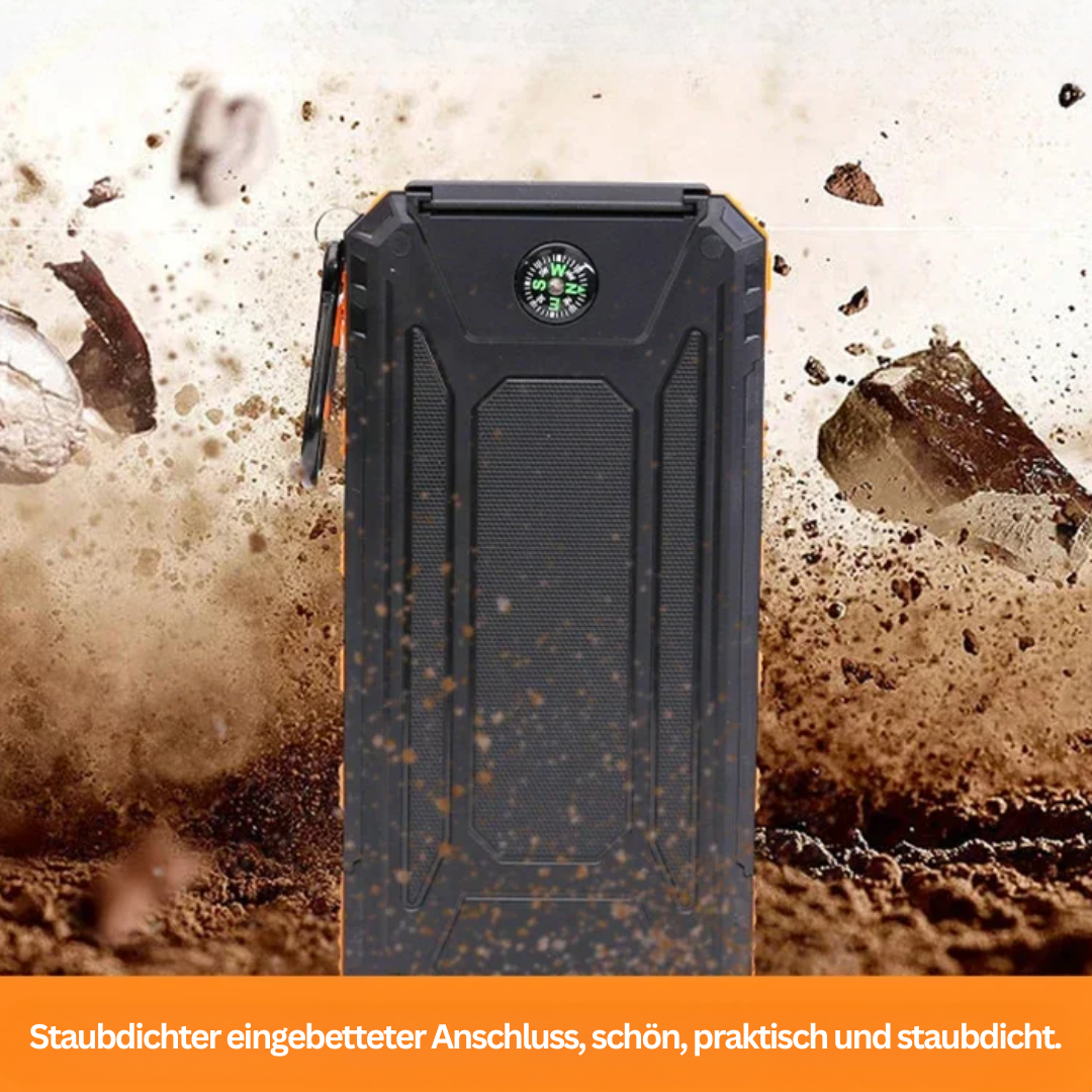 SolarCharge Pro – Zonne-energie powerbank met zaklamp