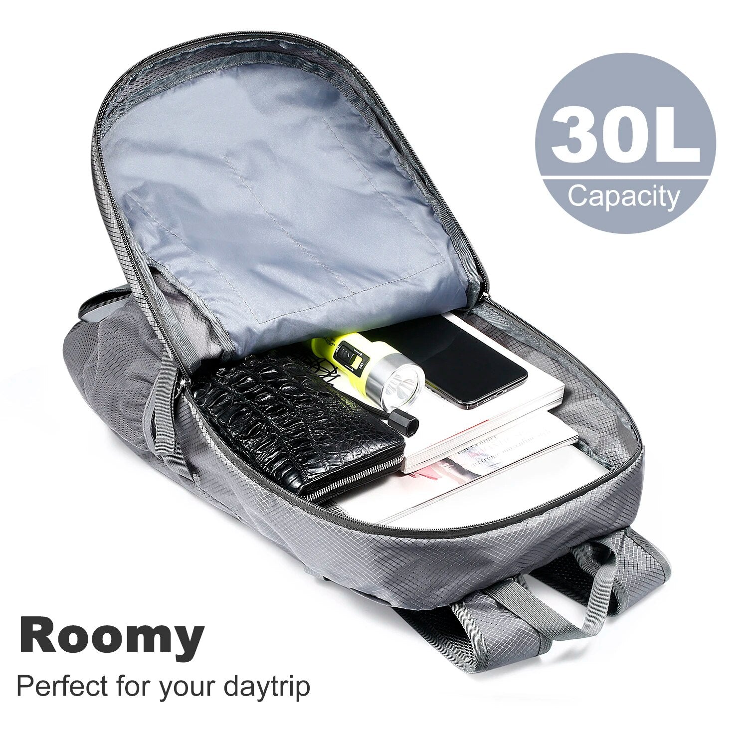 Zonne-energie Rugzak – 30L Lichtgewicht & Waterbestendig met USB
