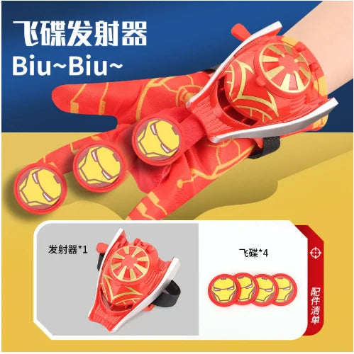HeroVibe – Superheld Spierkostuum Kinderen met Schild – Rood & Blauw Carnaval Outfit