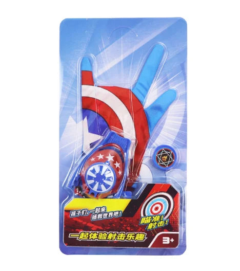 HeroVibe – Superheld Spierkostuum Kinderen met Schild – Rood & Blauw Carnaval Outfit