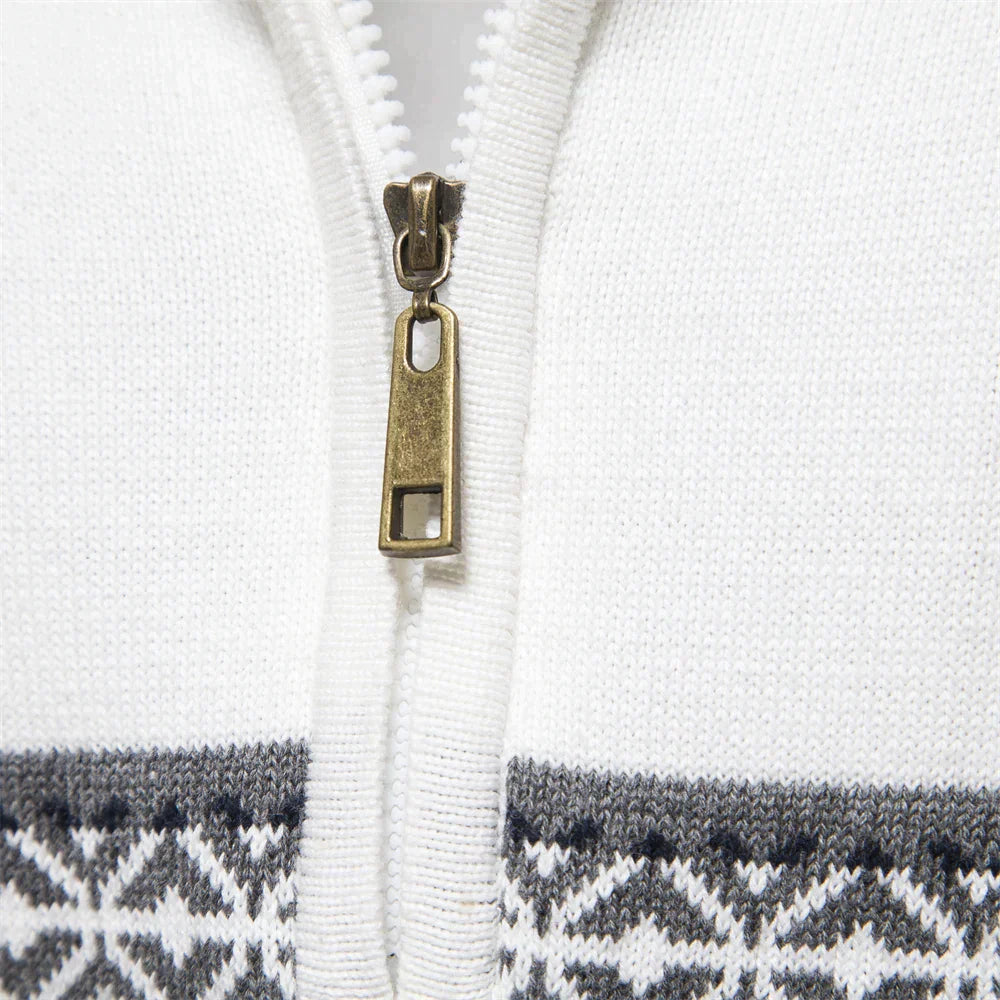 Yarvik Sweater | Men's Retro Pattern Sweater with Comfortable and Unique Design