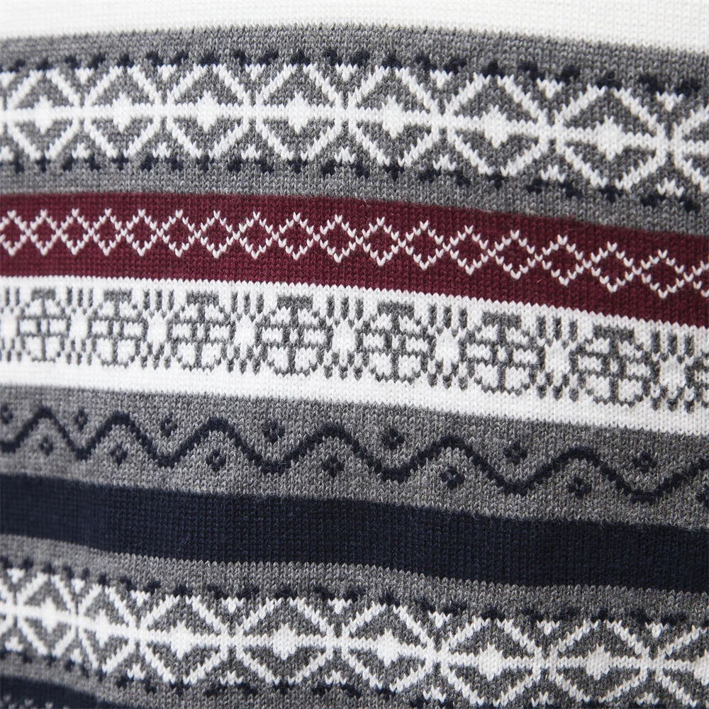 Yarvik Sweater | Men's Retro Pattern Sweater with Comfortable and Unique Design