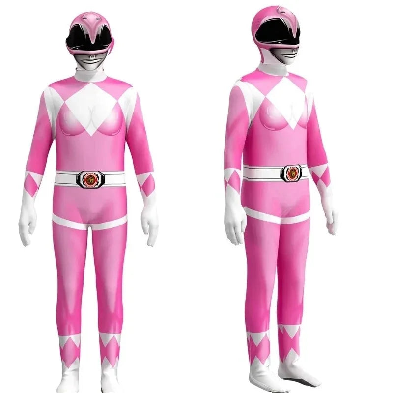 PowerMorph – Superhelden Kostuum met Masker voor Volwassenen – Polyester Halloween Outfit