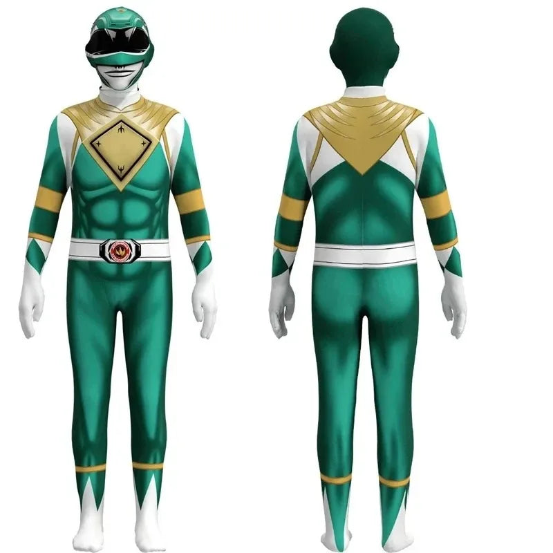 PowerMorph – Superhelden Kostuum met Masker voor Volwassenen – Polyester Halloween Outfit