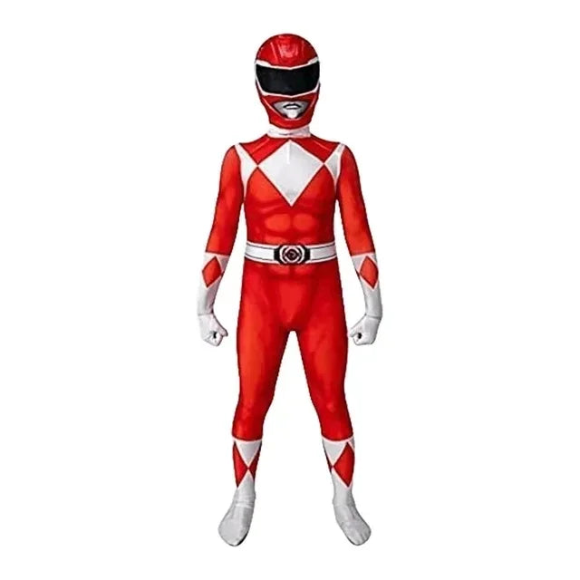 PowerMorph – Superhelden Kostuum met Masker voor Volwassenen – Polyester Halloween Outfit