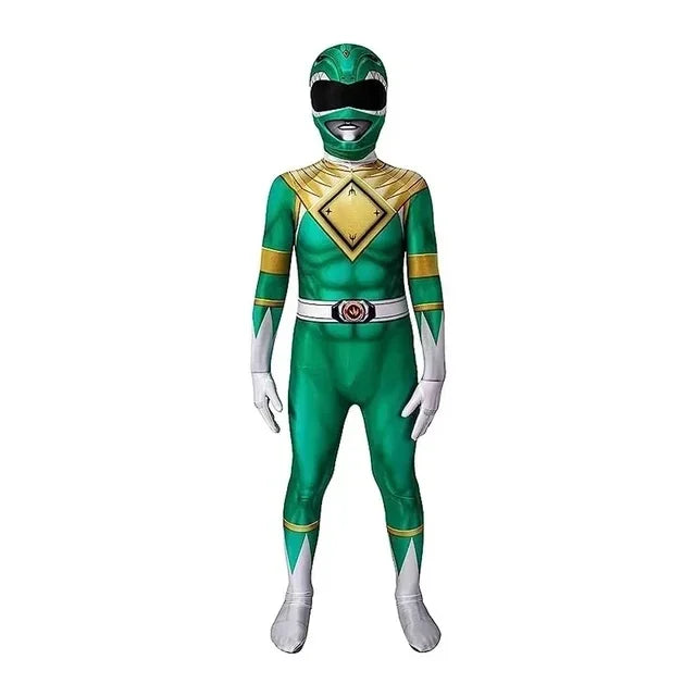 PowerMorph – Superhelden Kostuum met Masker voor Volwassenen – Polyester Halloween Outfit