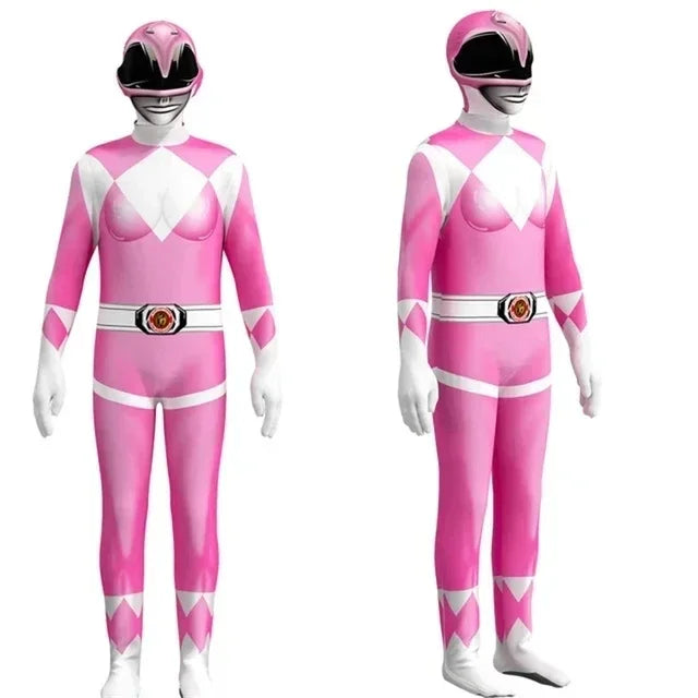 PowerMorph – Superhelden Kostuum met Masker voor Volwassenen – Polyester Halloween Outfit