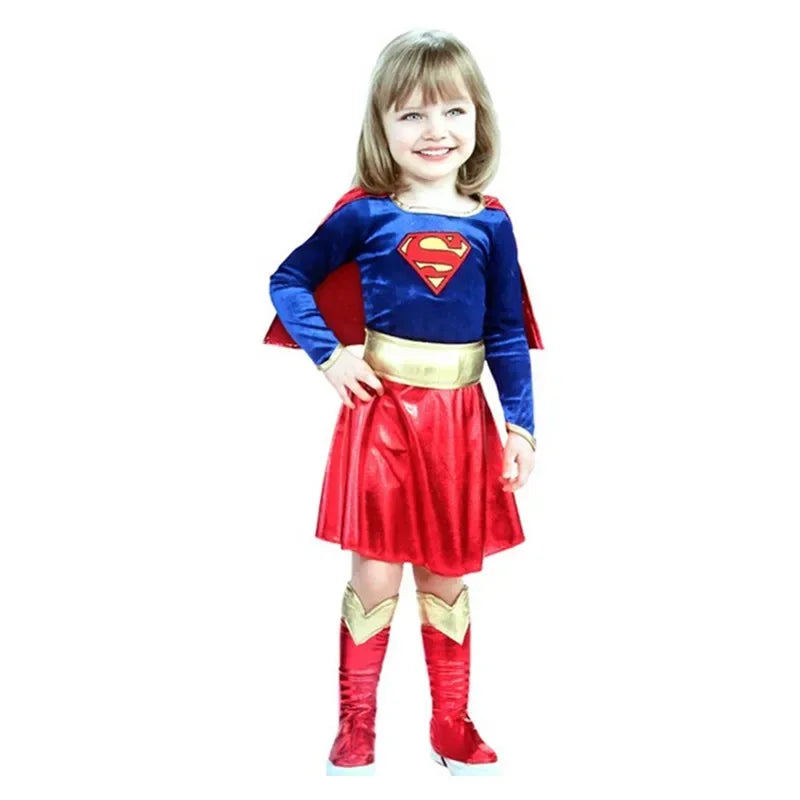 HeroGlam – Superhelden Kostuum Vrouwen & Meisjes – Cosplay Outfit met Schoenhoezen