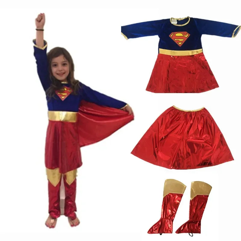 HeroGlam – Superhelden Kostuum Vrouwen & Meisjes – Cosplay Outfit met Schoenhoezen