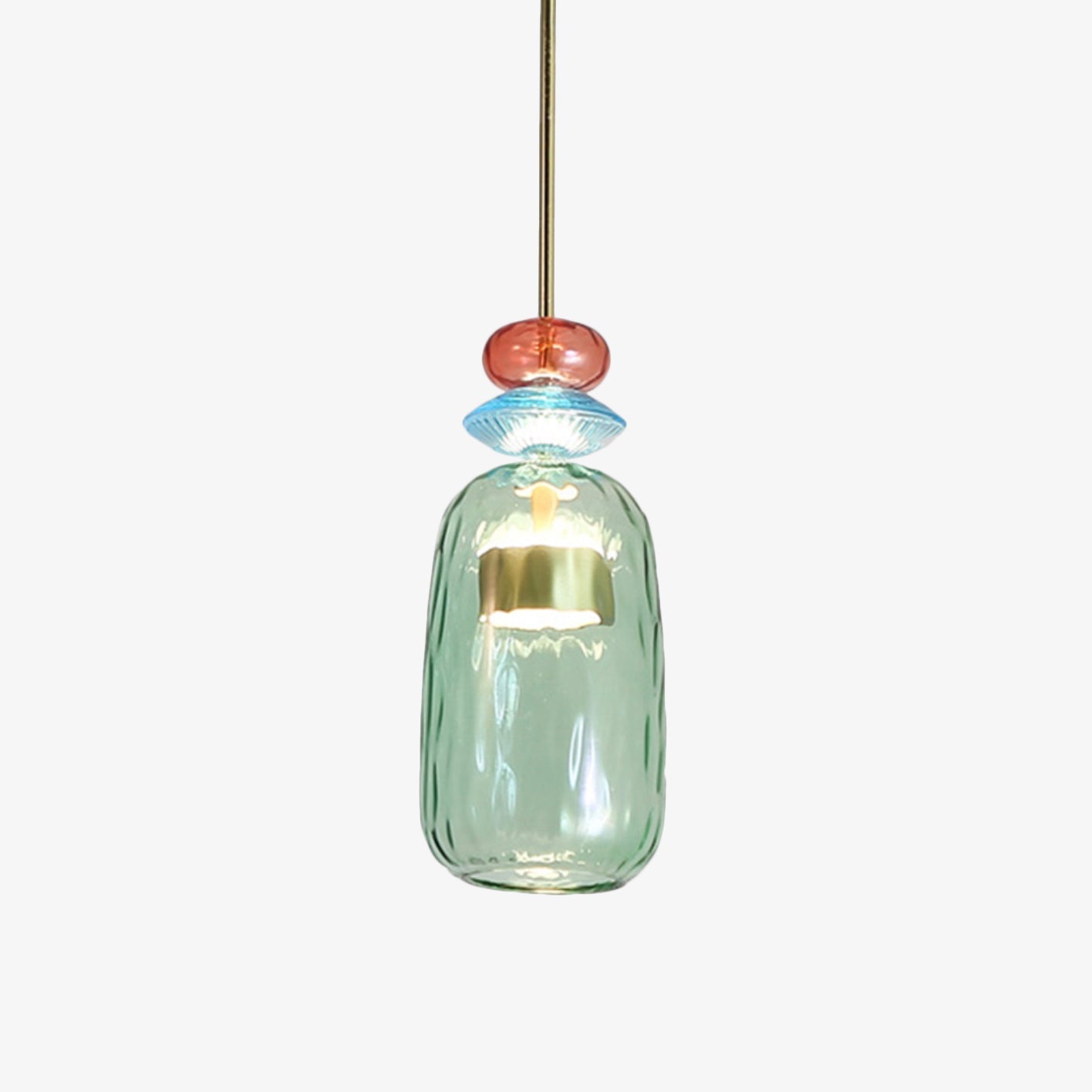 LumaSofia – Colorful ceiling lamp with colored glass and LED