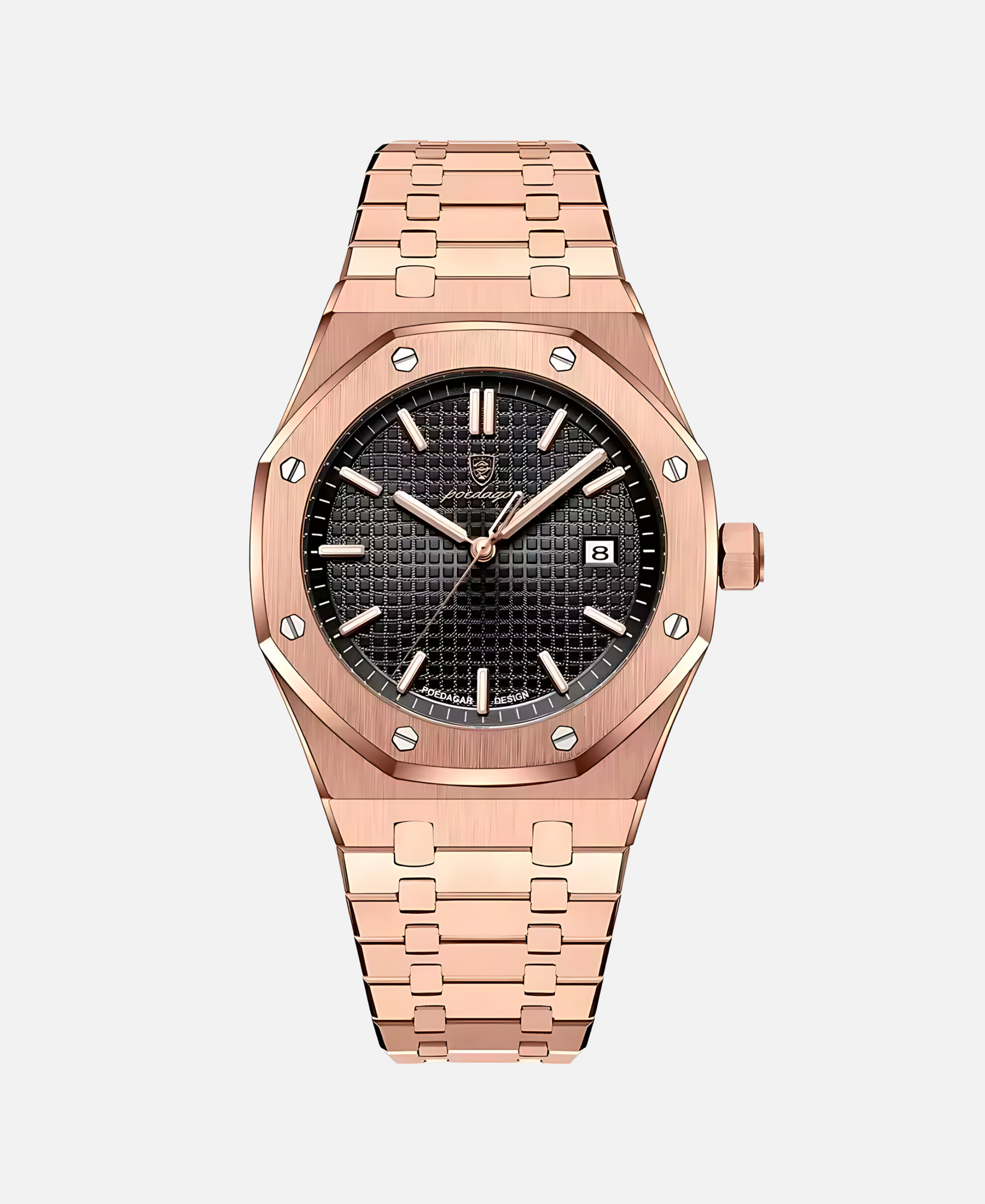 Valmoro Herenhorloge – Minimalistisch Design met Saffierglas & 5 ATM