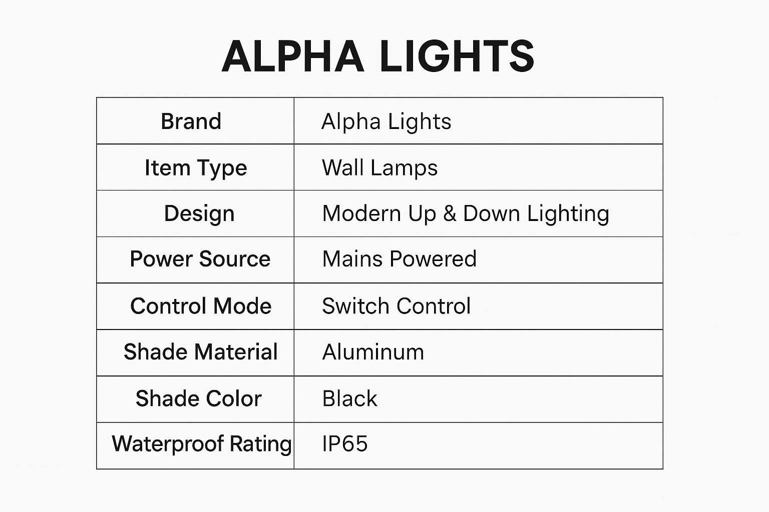 Lumora – Modern up & down outdoor lamp black – IP65 waterproof GU10
