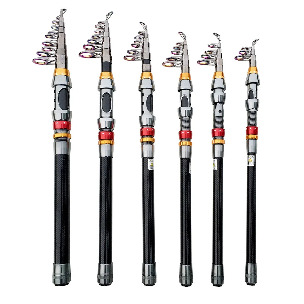 AquaRex – Telescopische vissershengel carbon 3.6m – voor sportvissers