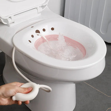 Tragbares Bidet – Zusammenklappbar, Hygienisch, Ideal für Unterwegs, Weiß 0
