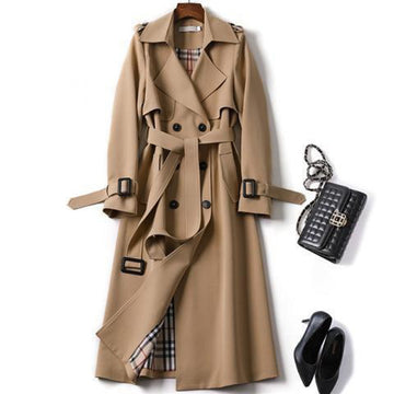 Carla – Elegante Trenchcoat Dames met Warmte en Luxueus Comfort