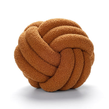 Knotiva – Cushion of Cotton Fleece with Triple Knot