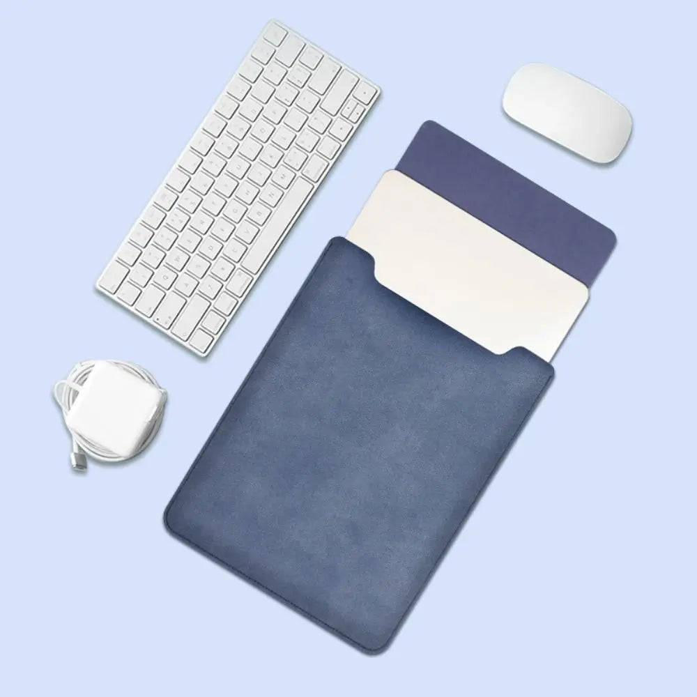 Mokivo – Laptop sleeve PU leer 13–15 inch ultradun – werk & onderweg